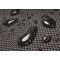 3D Mats Usa Custom Fit, Raised Edge, Black, Thermoplastic Rubber Of Carbon Fiber Texture, 3 Piece L1JP01901509 - alternate 3